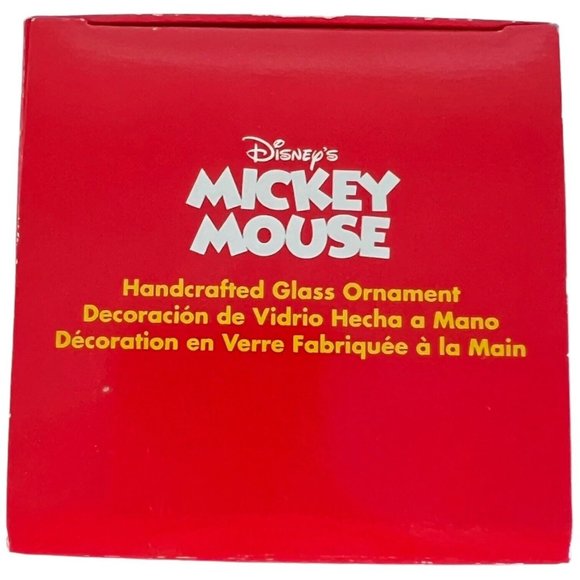 Santas Best Disney Donald Duck Christmas Ornament Handcrafted Glass New In Box - Picture 7 of 8